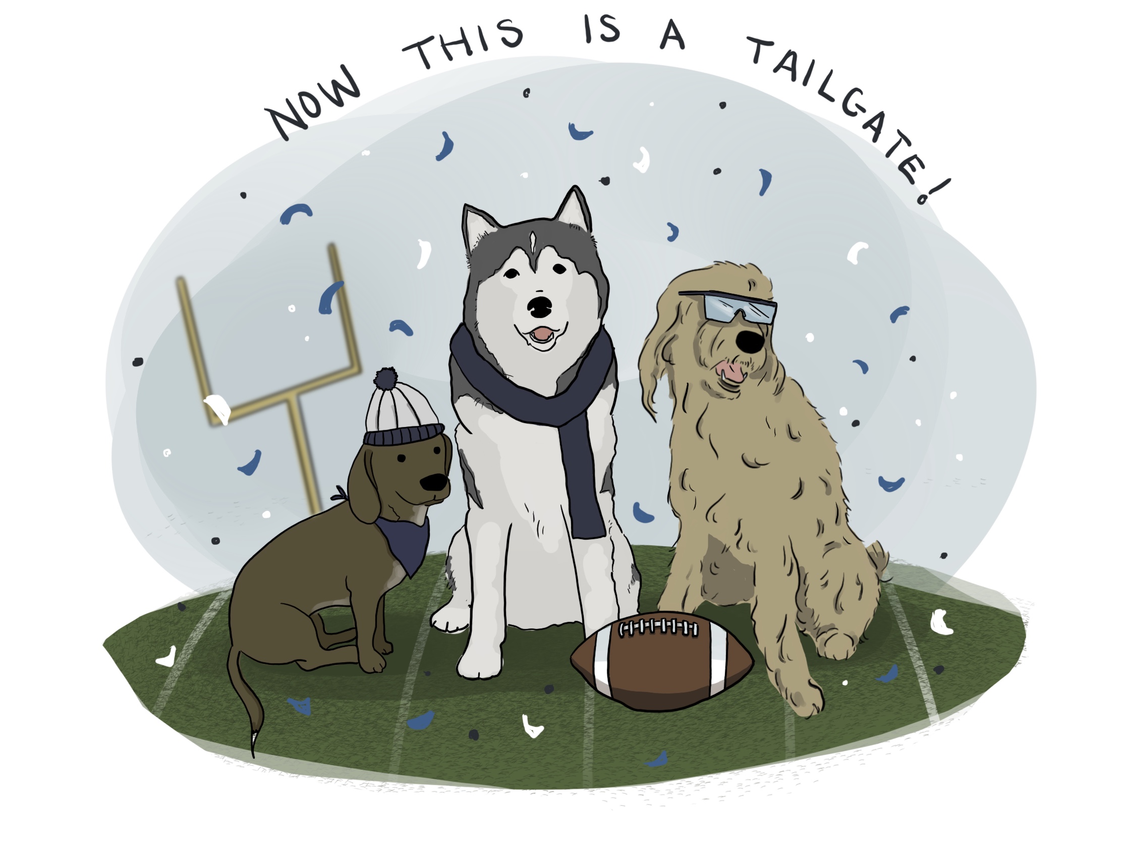 Leo, Gilly and Uconn's very own Jonathan XIV are caught having a ton of fun at the homecoming Football Game!
